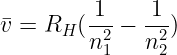 Rydberg Formula For Spectra -2